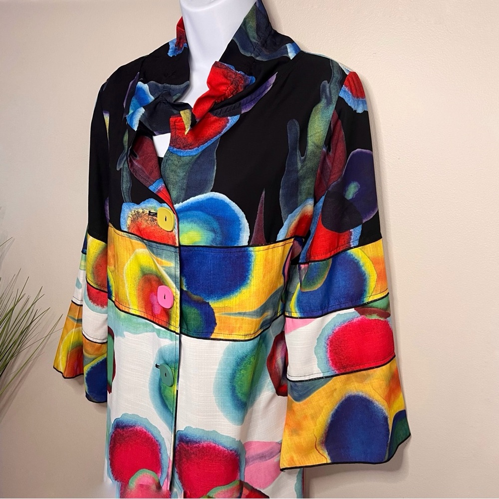 Donna White Coats Blazer Size M